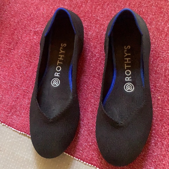 Rothy's Shoes - Rothy’s Black and Blue Flats